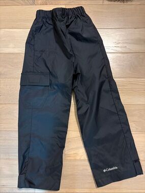 Columbia Kids Cypress Brook II Waterproof Rain Pants Black Cargo XXS 4-5